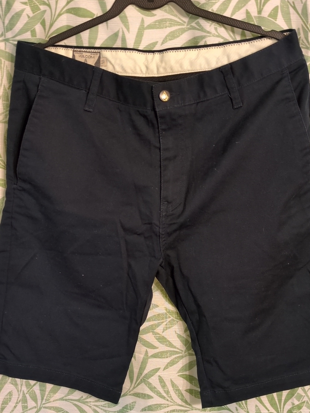 Volcom Men's Dark Navy Chino Shorts